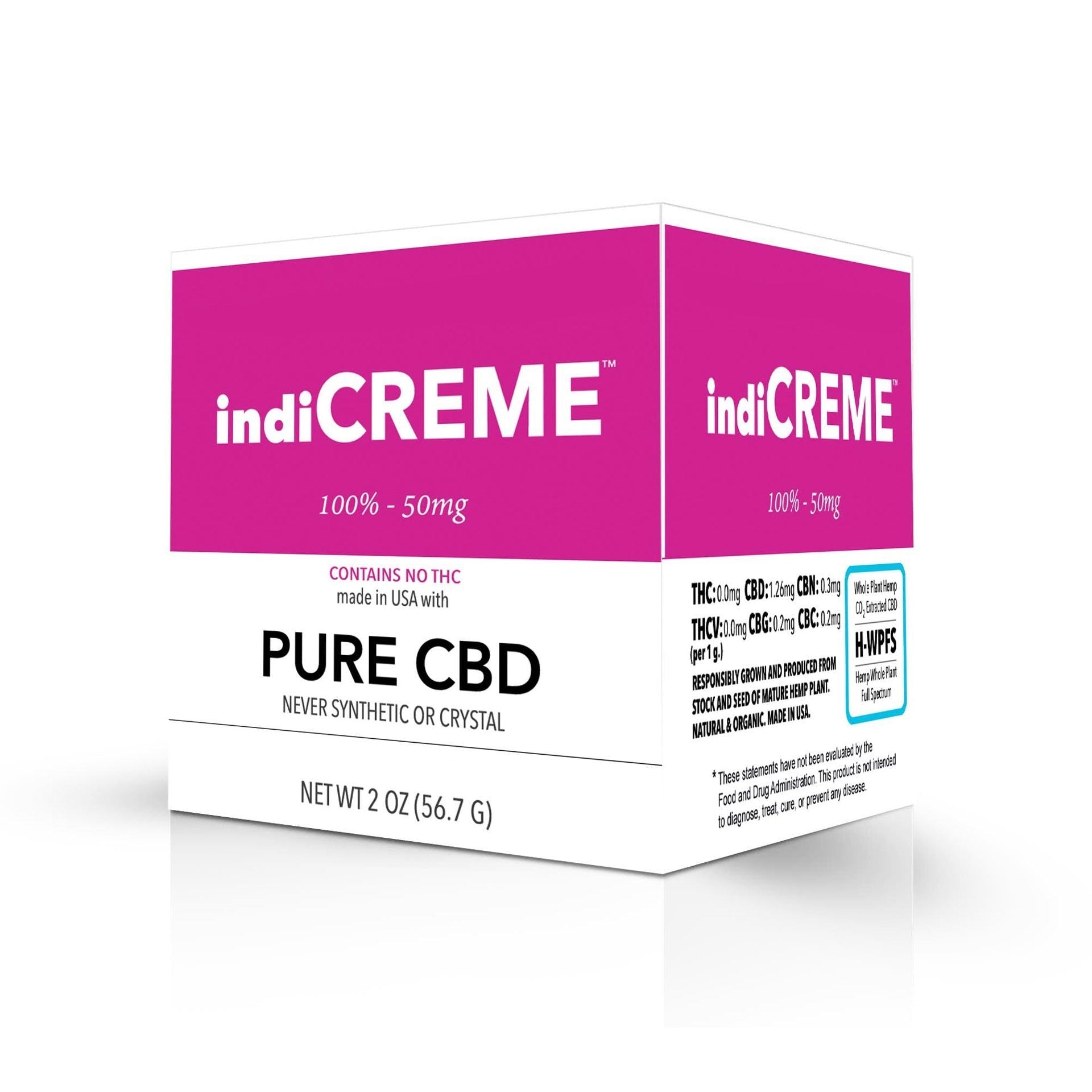Indicreme - Pure CBD 1/4 oz