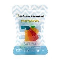 INFUSED CREATIONS SATIVA 150MG ASSORTED FLAVORS