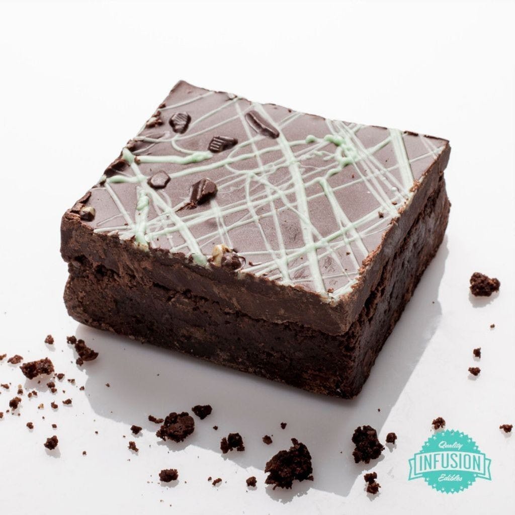Infusion Brownie 100mg (Minty Mint - Indica Blend)