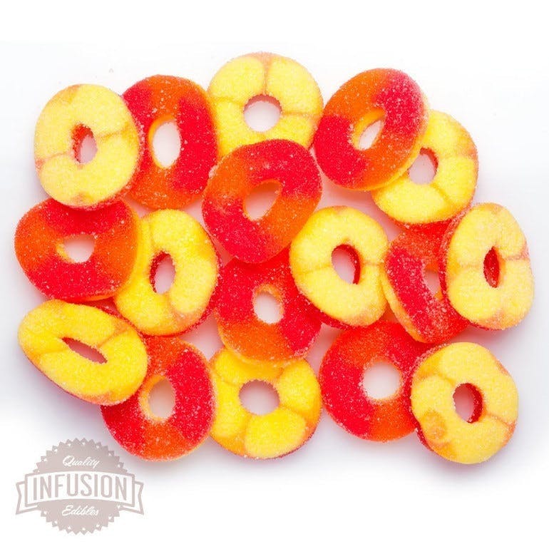 Infusion Gummies | Peach Rings 150mg