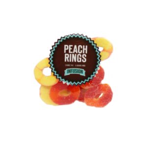 Infusion Peach Ring Gummies 150mg