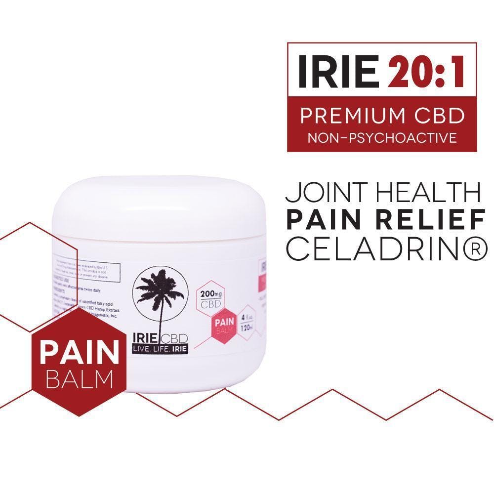 Irie Pain Balm - CBD Extract With Celadrin