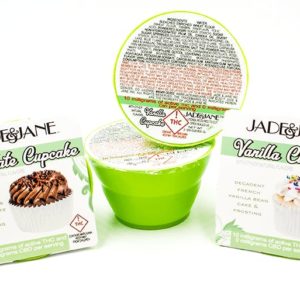 Jade and Jane Cupcakes | 10mg | Chocolate