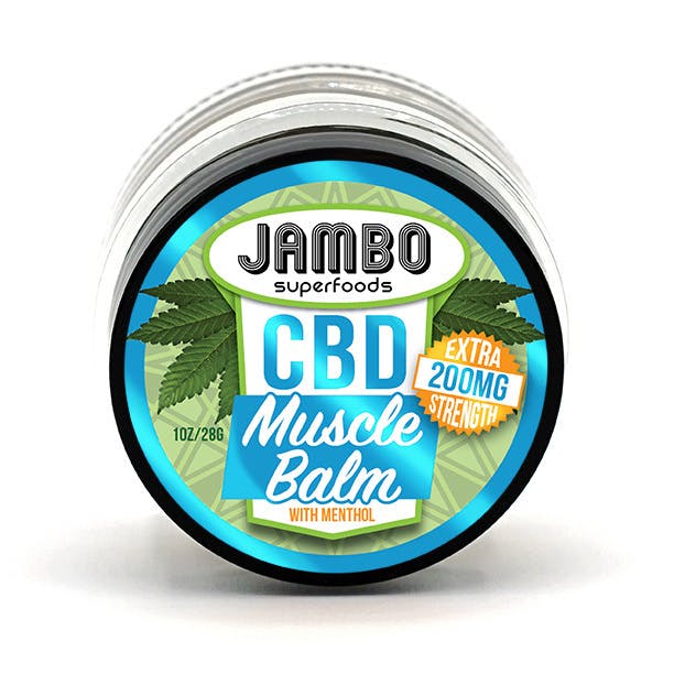 Jambo Super Foods - CBD Extra Strength Muscle Balm (200mg CBD)