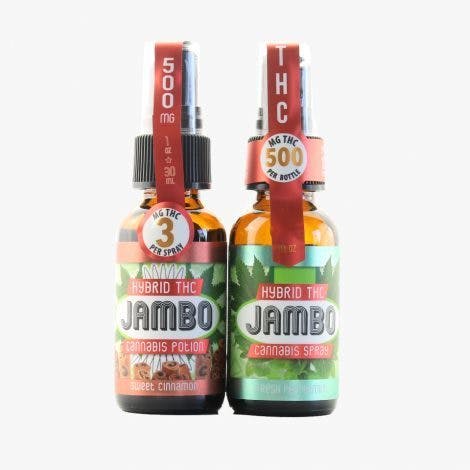 Jambo Super Natural THC Mint Spray (500mg THC)