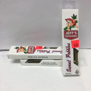 Jeff’s Sessions SWEET PEBBLES THC Cartridge