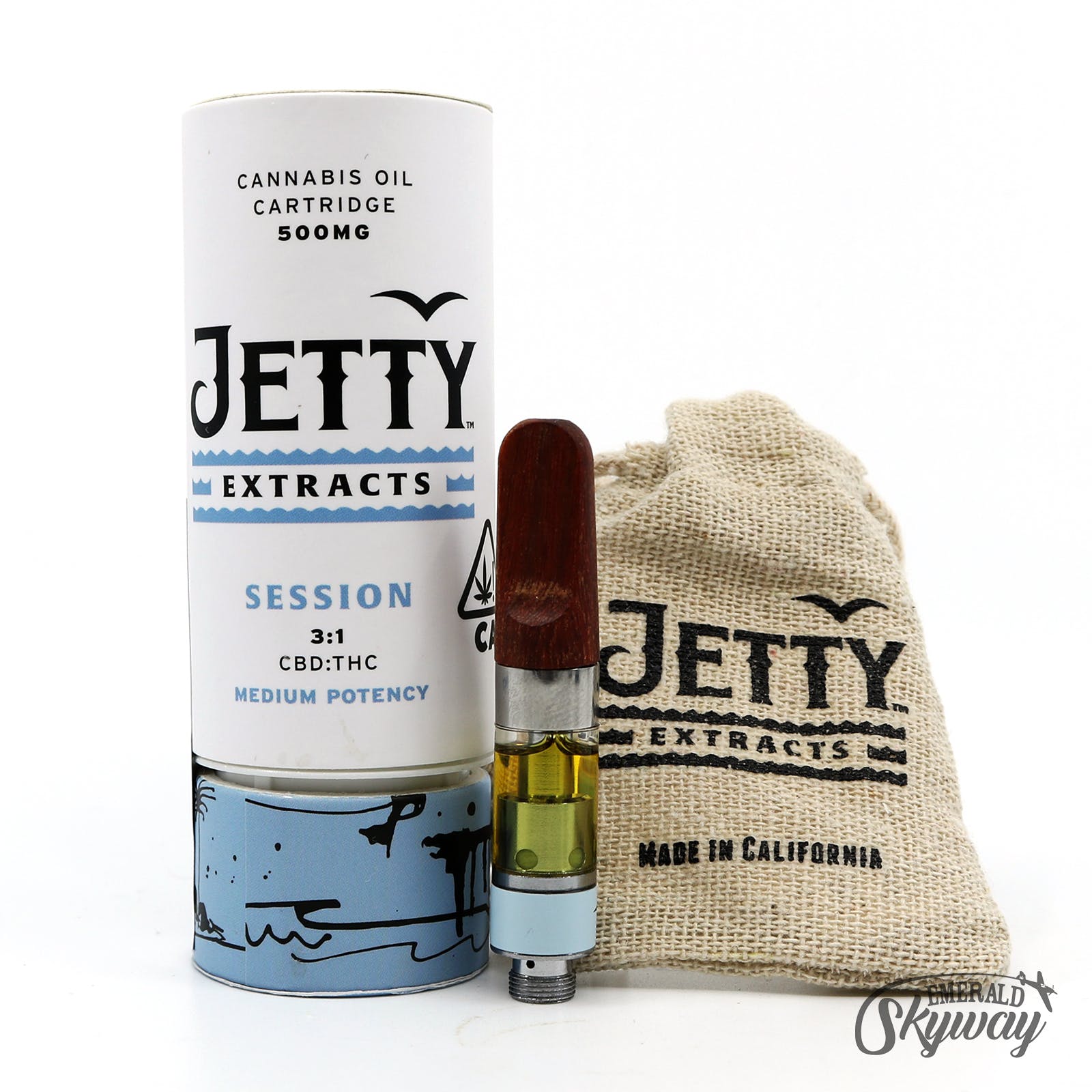 Jetty Extracts: Session Cartridge - 3:1 CBD:THC
