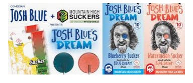 Josh Blue's Blue Dream Mountain High Suckers (Assorted Flavors)