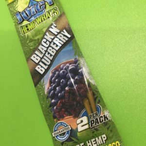 Juicy Hemp Wrap Black N' Blueberry 2pk