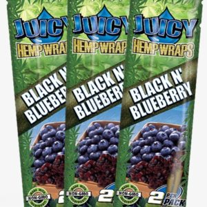 Juicy Hemp Wraps- Black'N' Blueberry