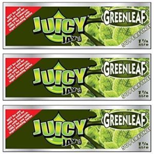 JUICY JAY GREEN LEAF 1 1/4 ROLLING PAPERS