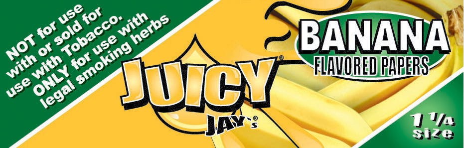 Juicy Jays Banana 1 1/4" Rolling Papers