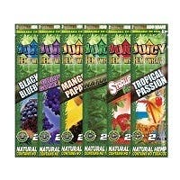 Juicy Jay's Hemp Wraps - Tropical Passion, Black and Blueberry and Grape