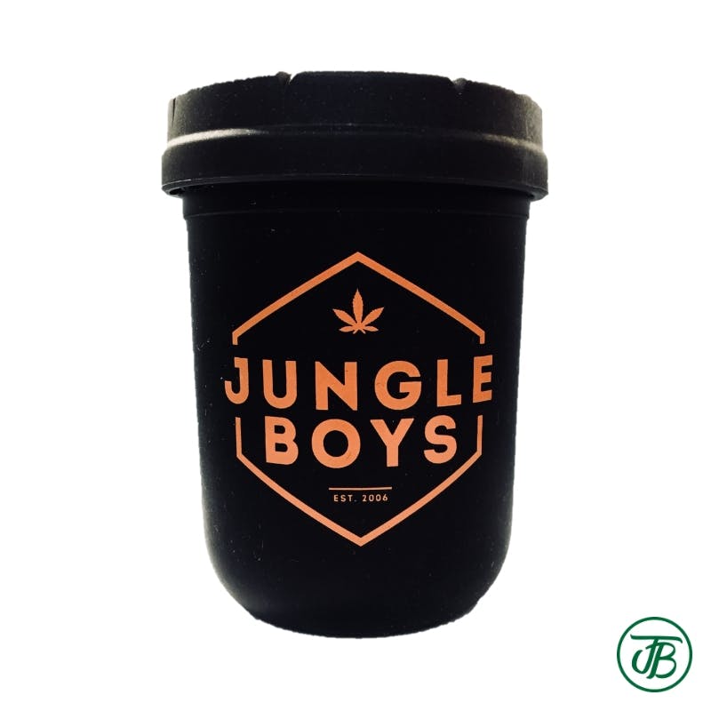 Jungle Boys Est. 2006 Stash Jar 8oz. (Black/Orange) (Medicinal/Recreational)