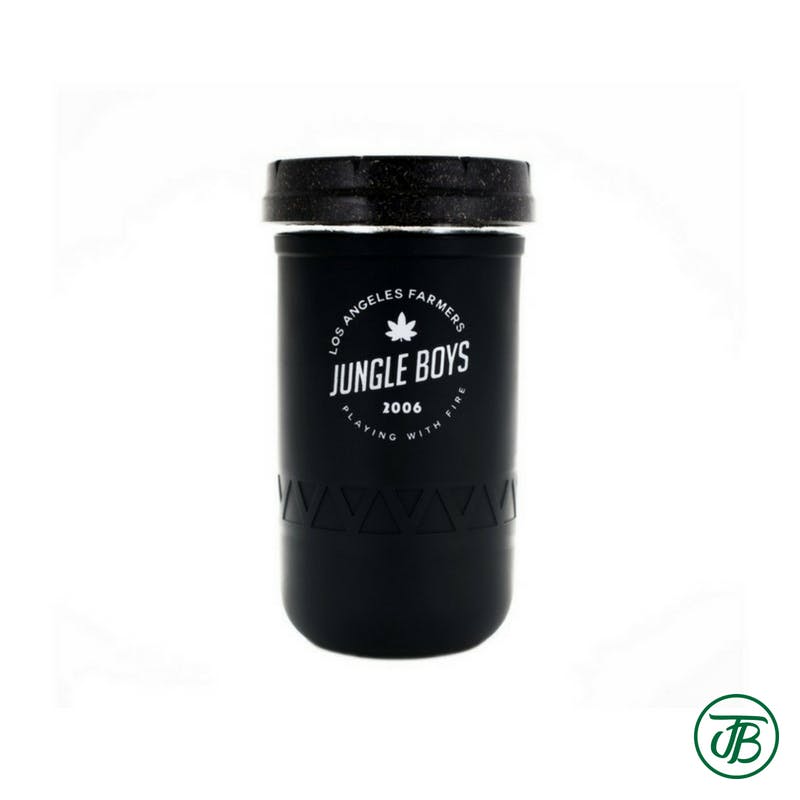Jungle Boys Since 2006 12oz. Stash Jar (Black/White) (Medicinal/Recreational)