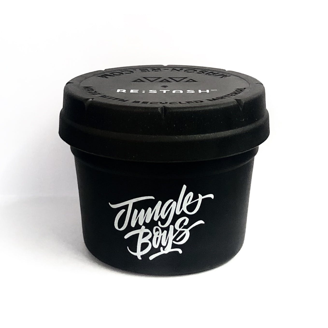 Jungle Boys Stacked Stash Jar 4oz. (Black/White) (Medicinal/Recreational)