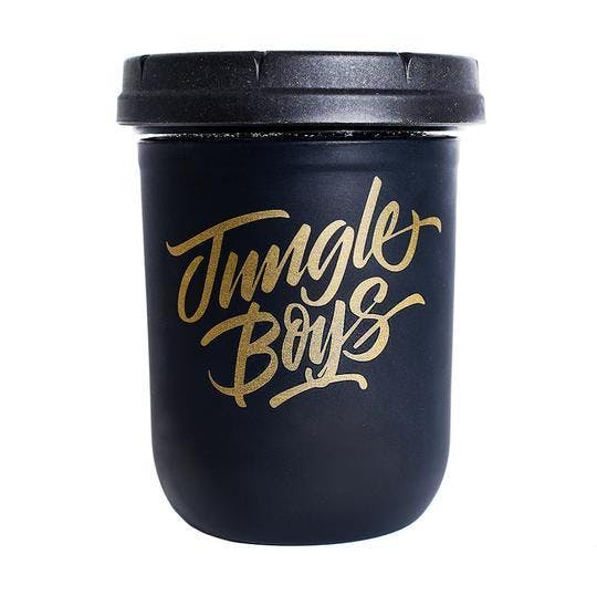 Jungle Boys Stash Jar 8oz (Gold/Black) (Medicinal/Recreational)