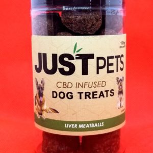 Just Pets CBD Dog Treats -Liver MeatBall *100Mg