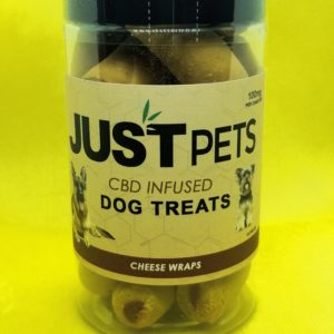 Just Pets CBD Infused Dog Treats- Cheese Wraps