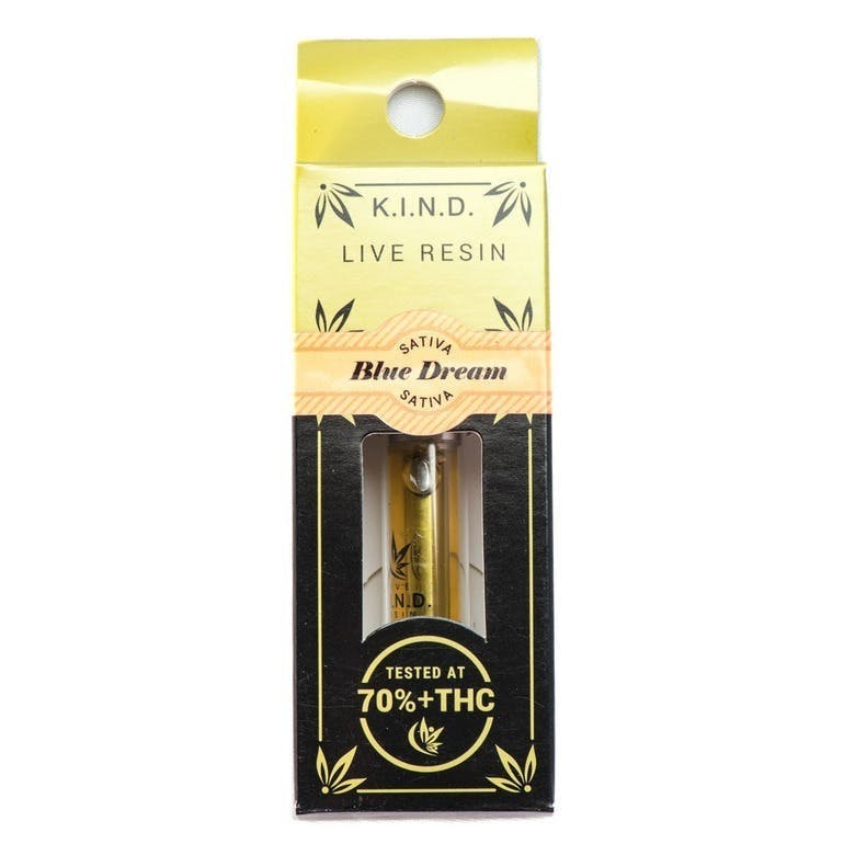 K.I.N.D. Concentrates - Blue Dream Live Resin Cartridge 1000mg