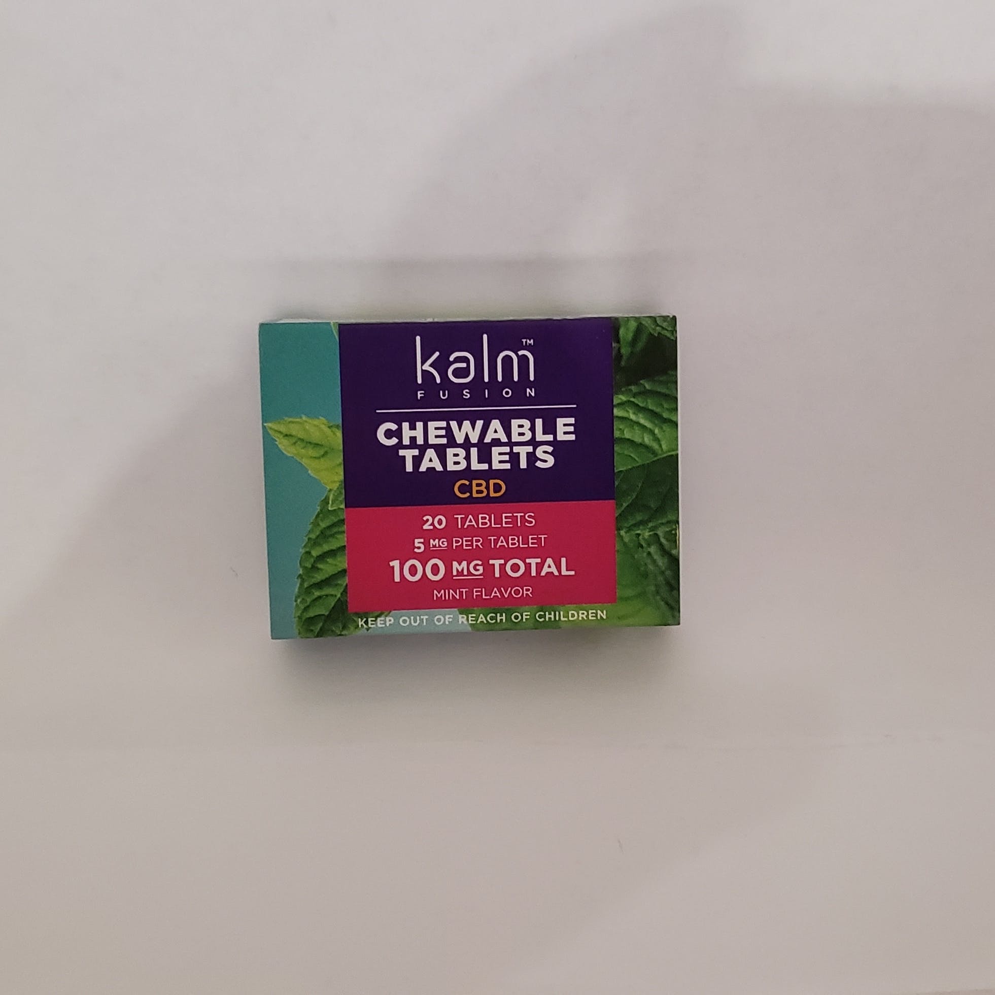 Kalm Chewable CBD 100mg Tablets