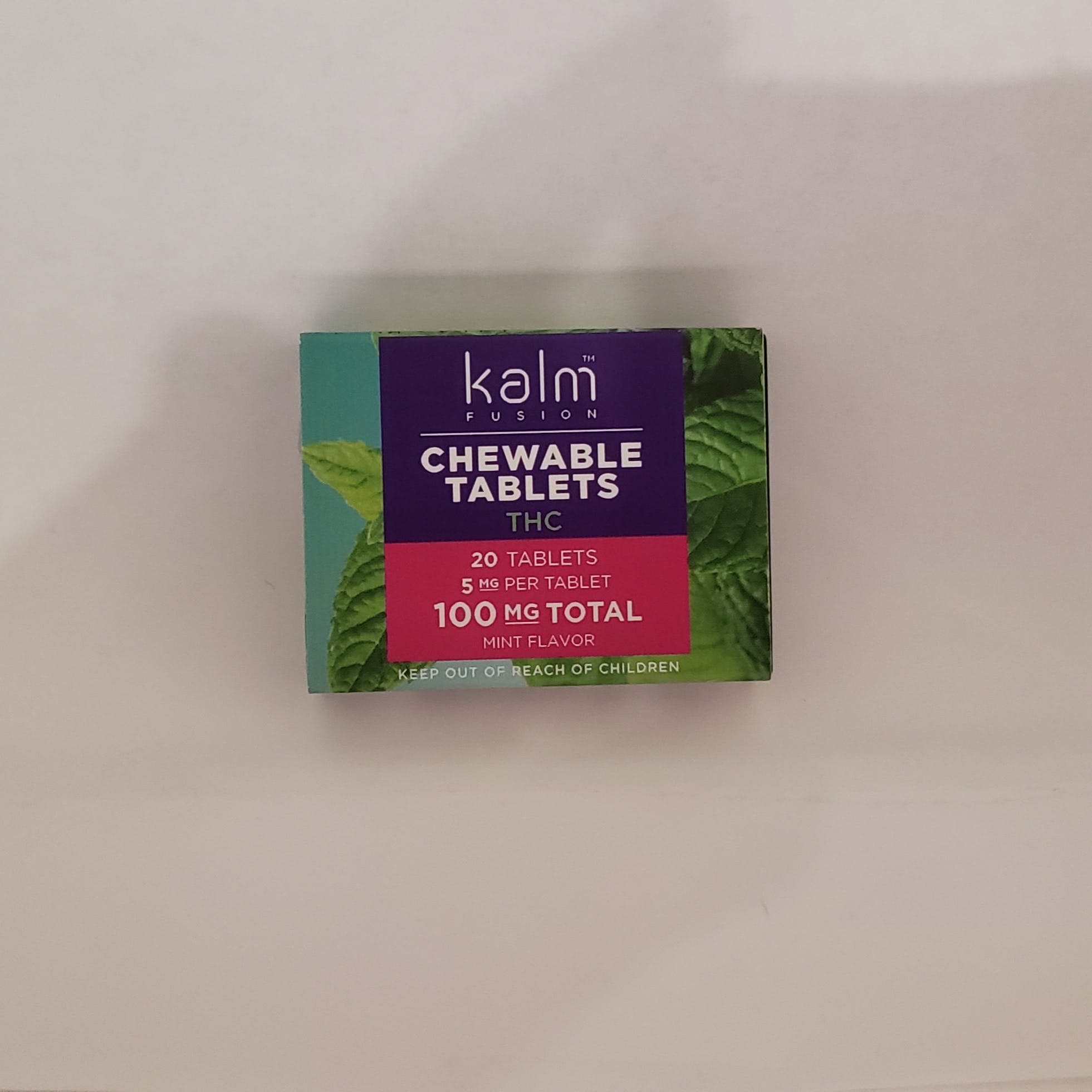 Kalm Chewable THC 100mg Tablets