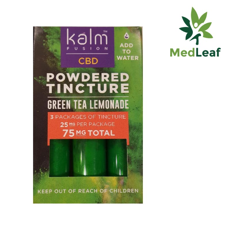 Kalm Fusion Green Tea Lemonade Powdered Tincture (CBD)