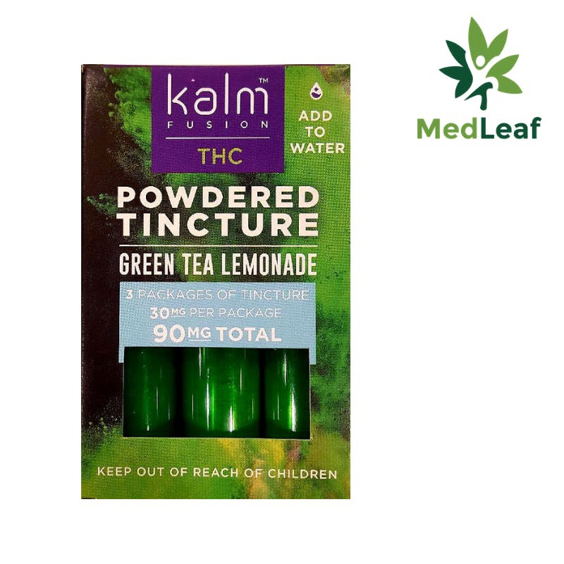 Kalm Fusion Green Tea Lemonade Powdered Tincture (THC)