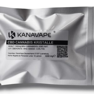 KanaVape® CBD Cannabidiol Crystals Pulver 99%+ - 1000mg