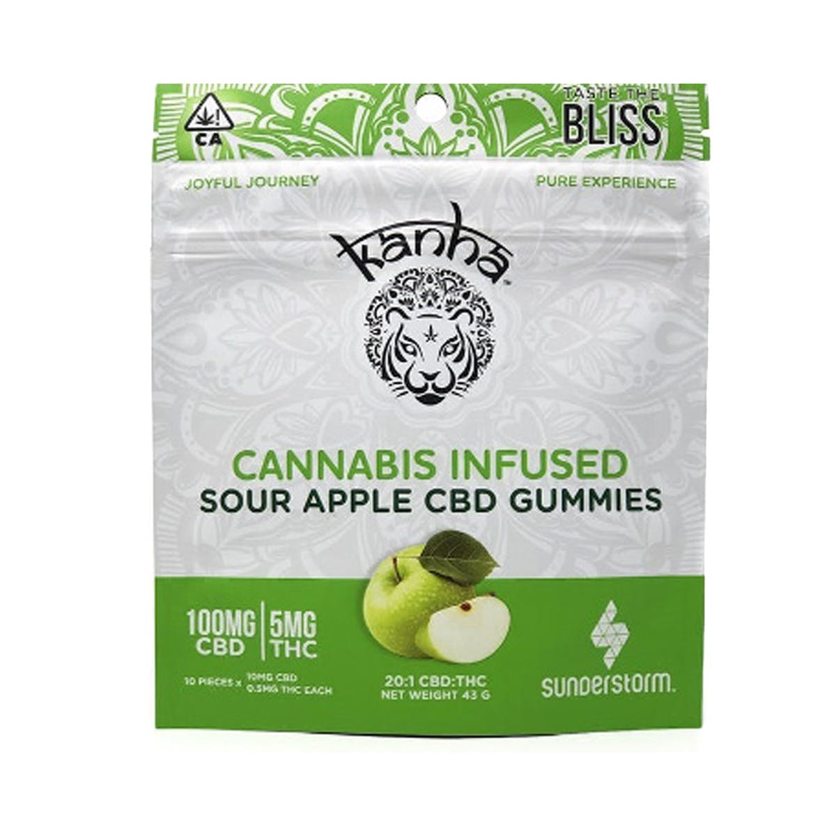 edible-kanha-201-sour-apple-cbd-gummies