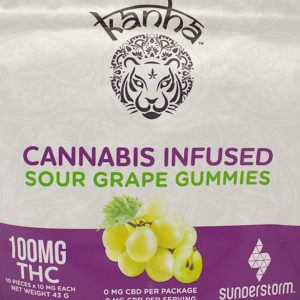 Kanha Treats Sour Grape Gummies