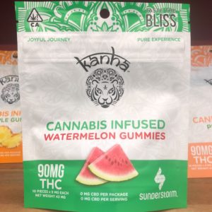 Kanha Treats Watermelon Gummies 100mg