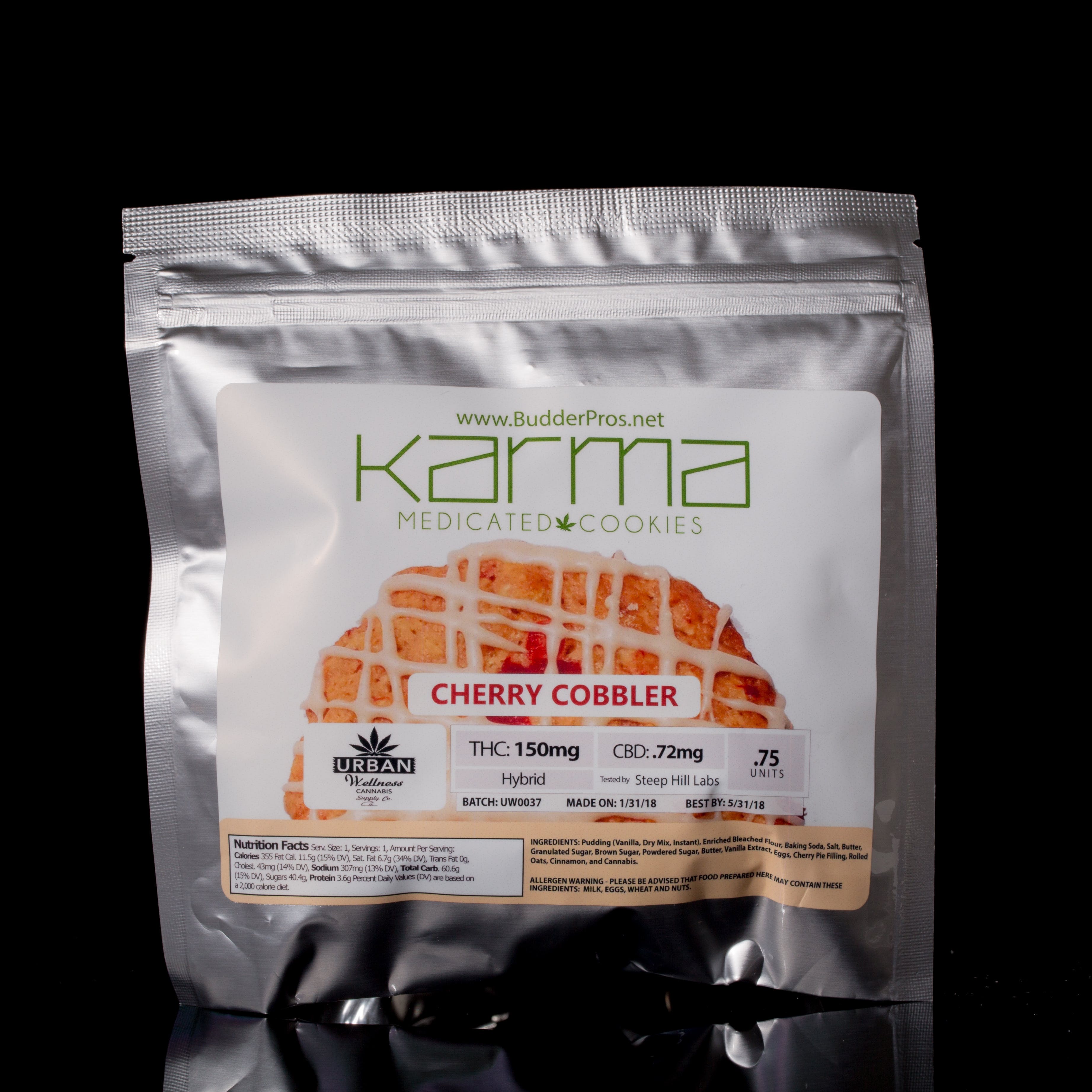 Karma Cookie- Cherry Cobbler (350mg) Hybrid