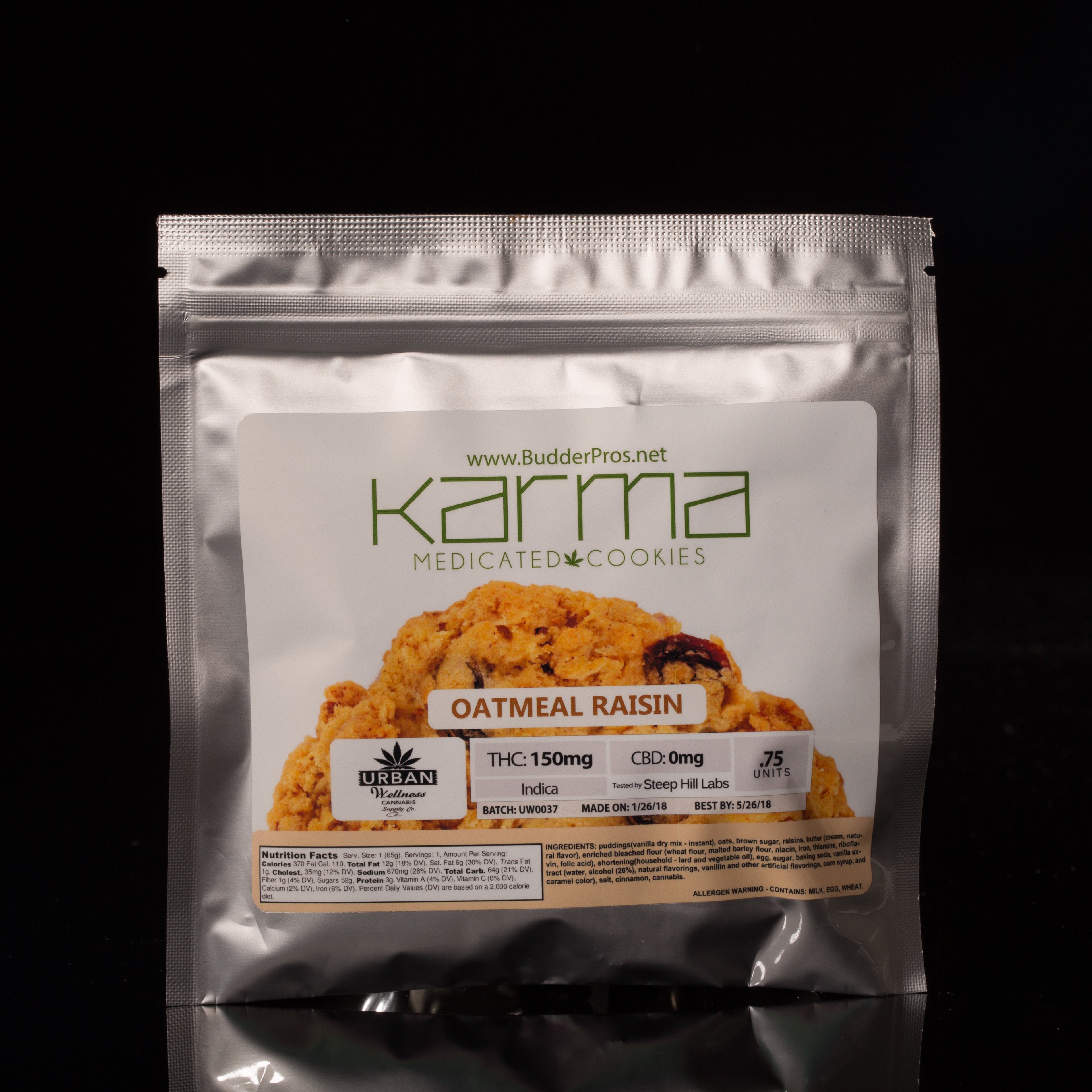Karma Cookie- Chocolate Chip (150mg) Hybrid