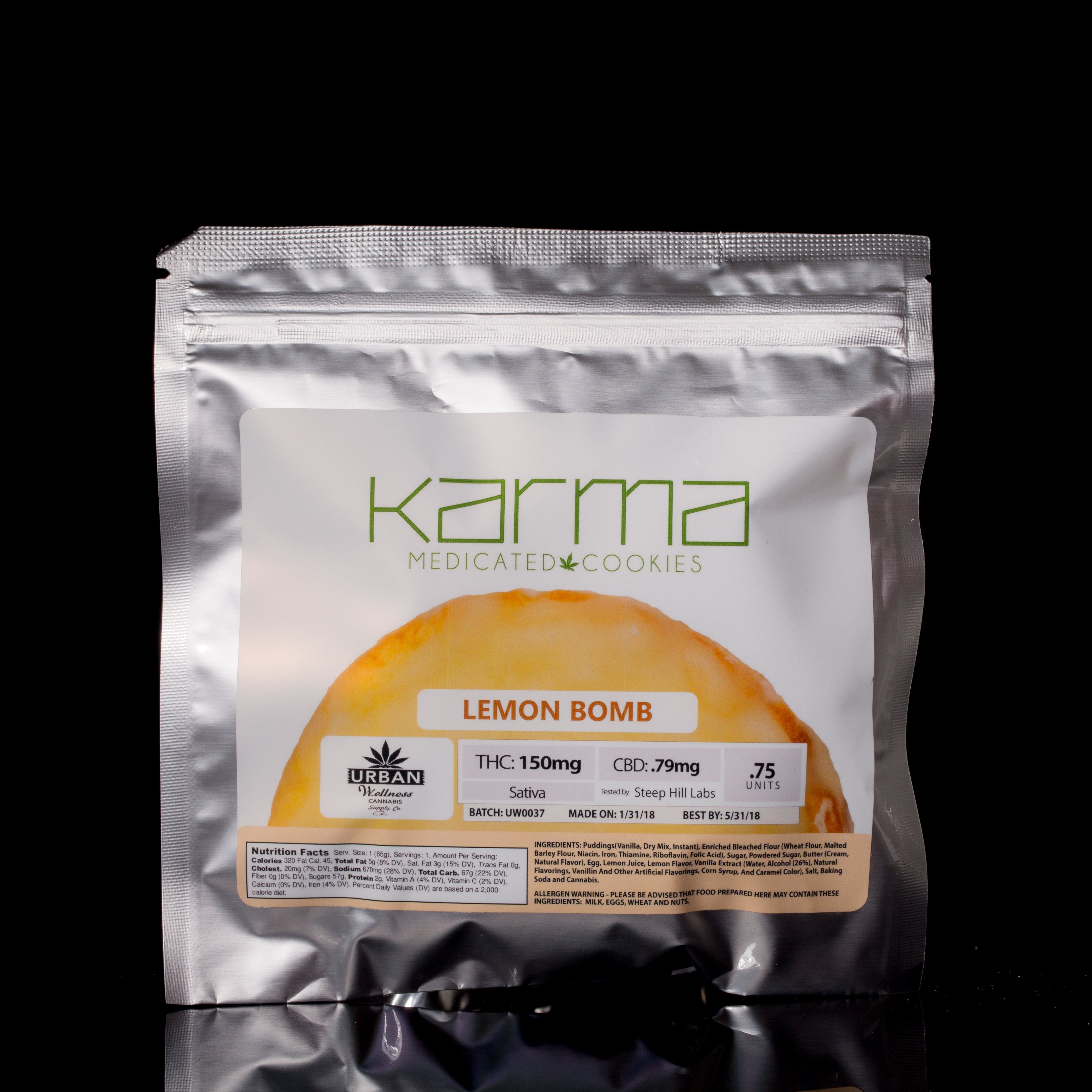 marijuana-dispensaries-urban-wellness-in-albuquerque-karma-cookie-lemon-bomb-150mg-hybrid