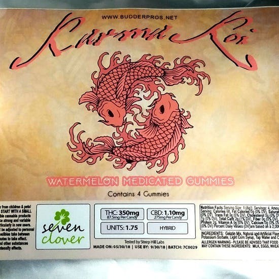 Karma Koi's Assorted Flavors 350 mg