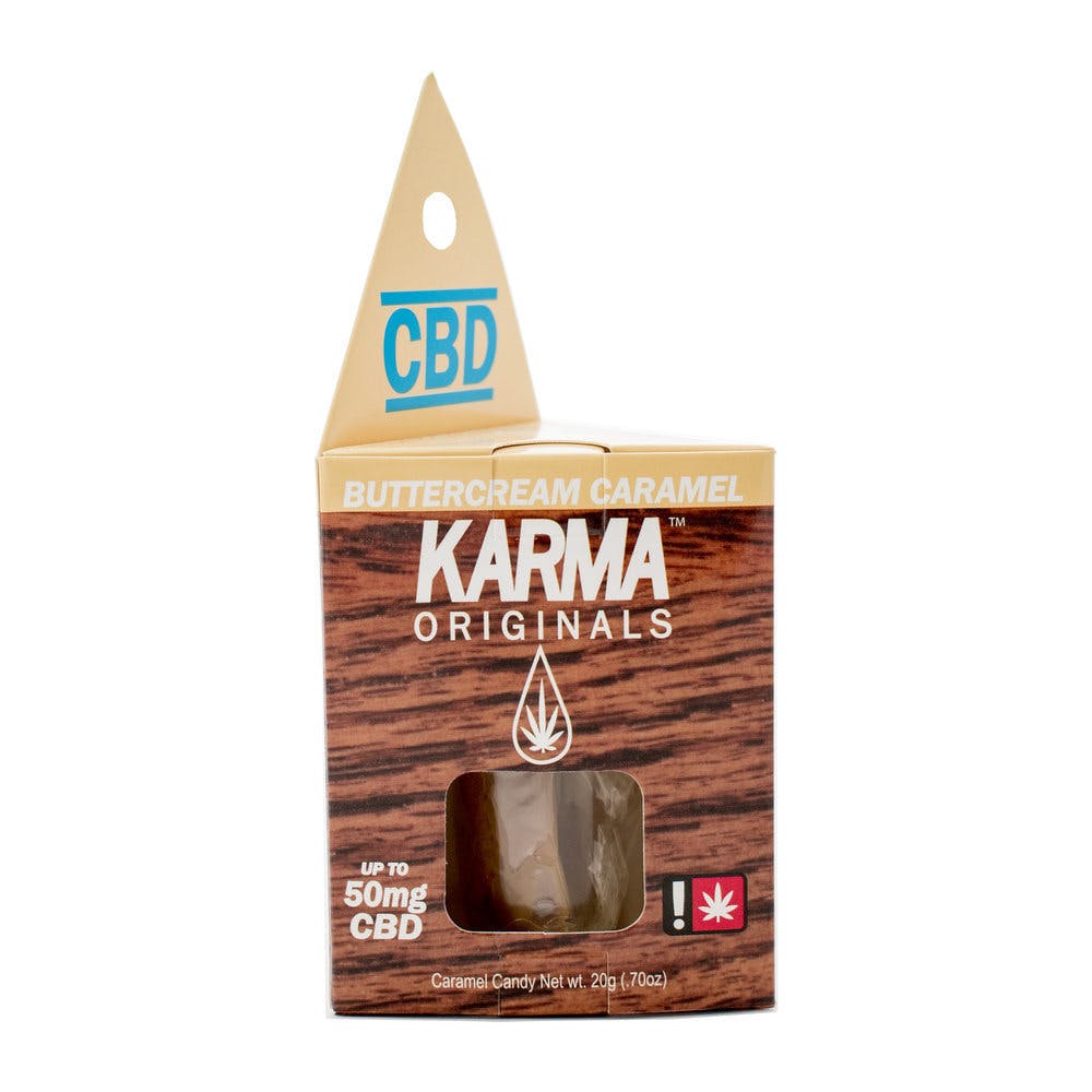 Karma Originals Caramel- CBD Buttercream 50mg