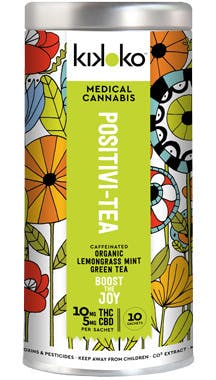 Kikoko Cannabis-Infused Herbal Tea Bags - 10 Pack Positivi-Tea