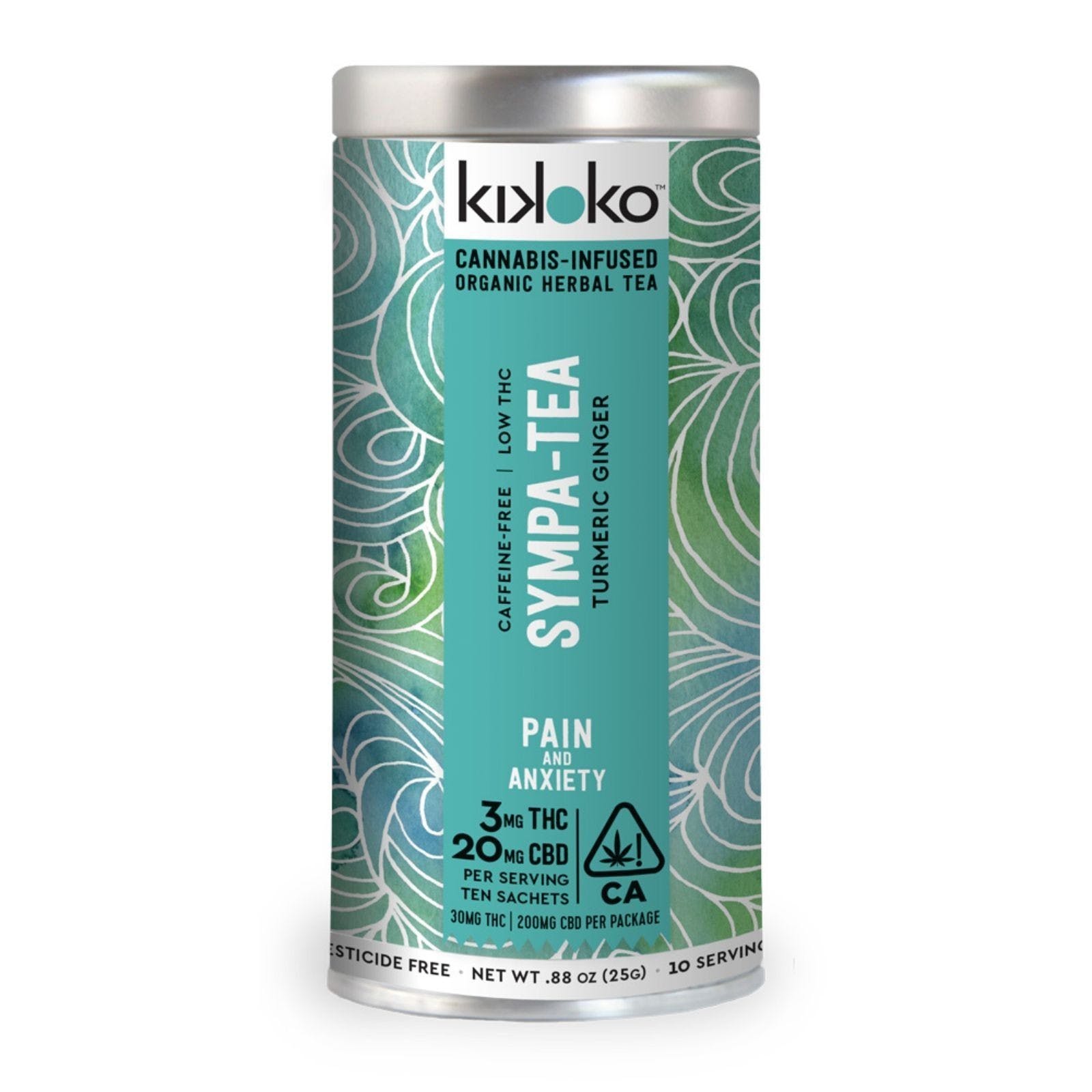 Kikoko - Sympa-Tea 20mg CBD / 3mg THC (10 Pack)