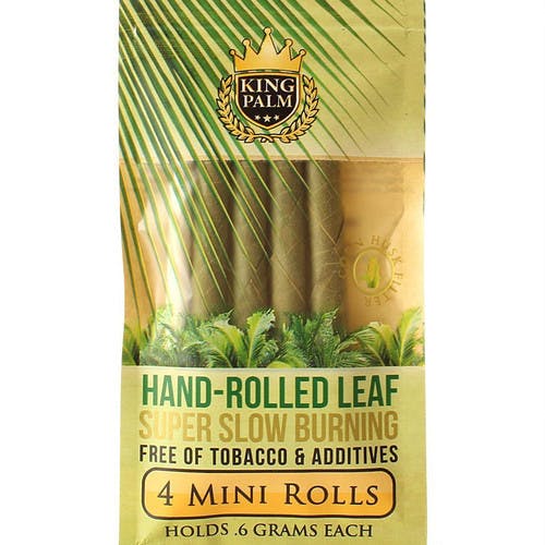 King Palm Hand Rolled Leaf Wraps 4 Pack