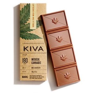 Kiva Bar Milk Chocolate Vanilla Chai