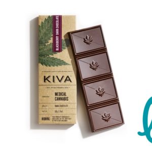 Kiva: Blackberry Dark Chocolate Bar 100mg