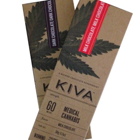Kiva Chocolate Bar 100mg THC