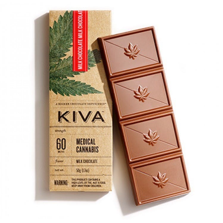 Kiva Chocolate Bar 60MG