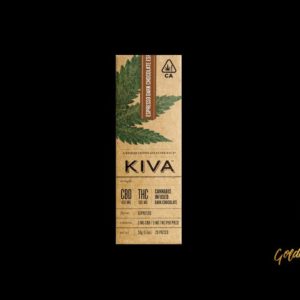 Kiva - Chocolate Bar : Espresso Dark Chocolate 1:1