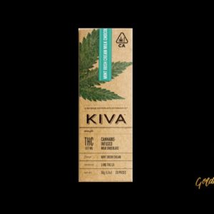 Kiva - Chocolate Bar : Mint Irish Cream Milk Chocolate