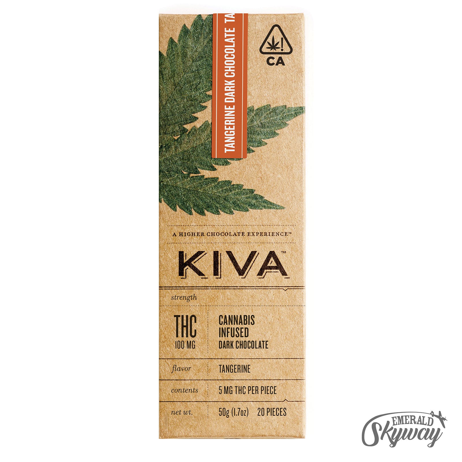 Kiva: Chocolate Bar - Tangerine