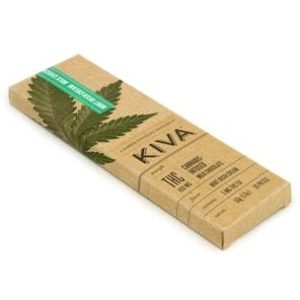 Kiva Confections - Mint Irish cream Milk Chocolate Bar 100mg