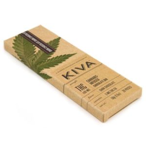 Kiva - Dark Chocolate 40MG - Edible