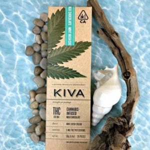 Kiva - Mint Irish Cream Chocolate Bar 100mg